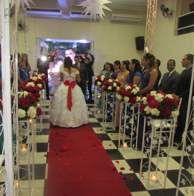 Salão para Casamento Decorado Valor Ayrosa - Salão para Casamento Simples